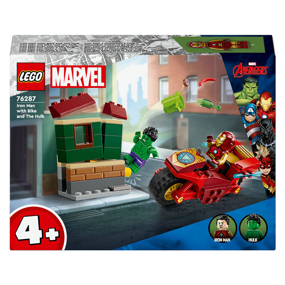 Lego Super Heroes 76287 Iron Man mit Motor und De Hulk