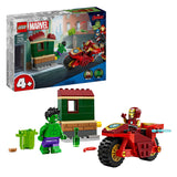 Lego Super Heroes 76287 Iron Man z motorjem in de Hulk