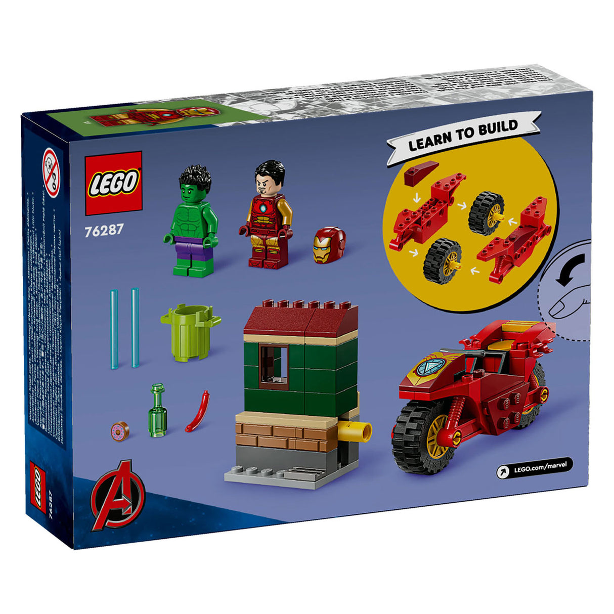 Lego Super Heroes 76287 Iron Man avec vélo