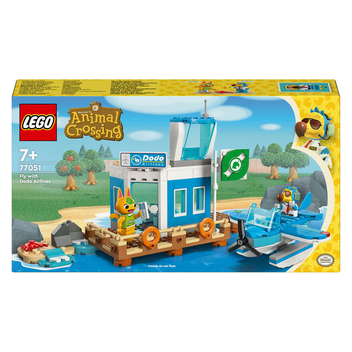 Lego lego animal crossing 77051 vlieg met dodo airlines