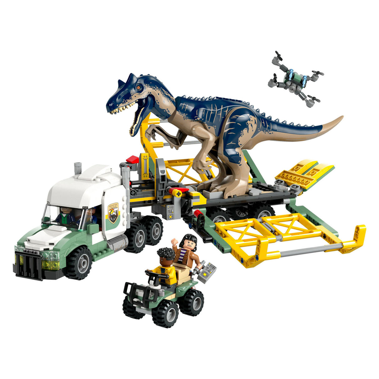 LEGO Jurassic World 76966 Dinosaurusmises: Allosaurus TransportTruck