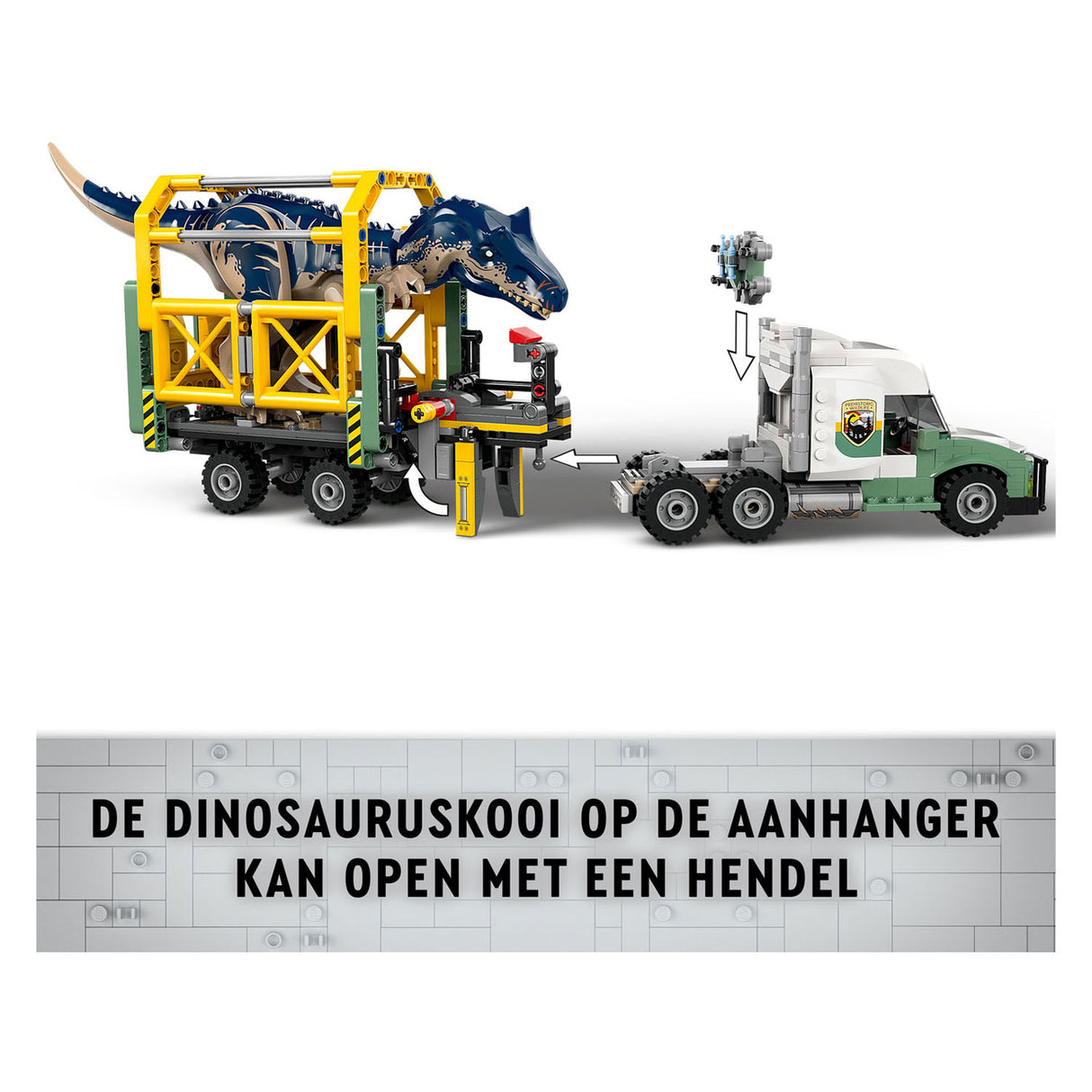 Lego Jurassic World 76966 Dinosaurusmissionen: Allosaurus TransportTruck