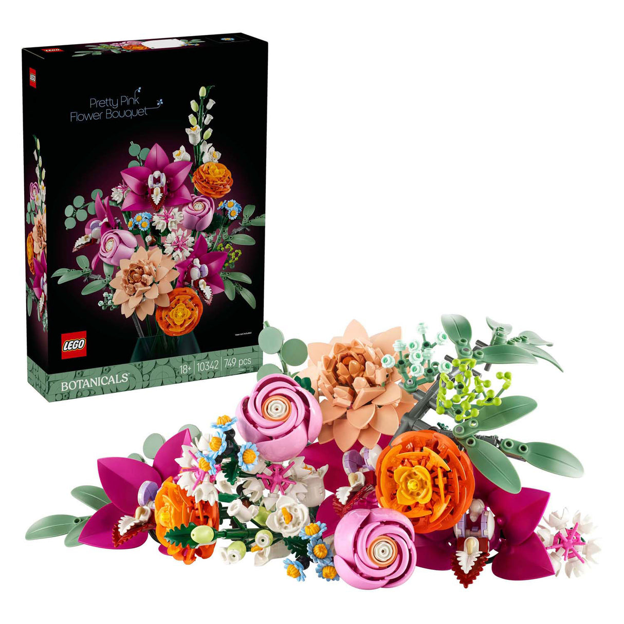 Botanicaux LEGO 10342 Bouquet rose