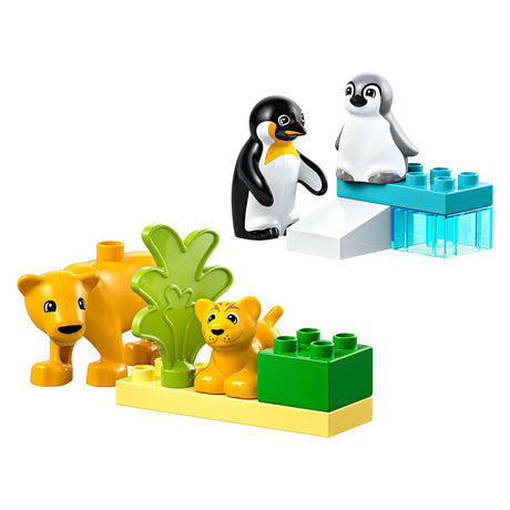 Lego Duplo Town 10442 Wildtierfamilien: Pinguine und Löwen