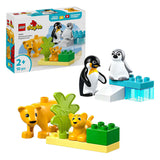 Lego Duplo Town 10442 Families of Wild Dieren: Penguins and Leeuwen