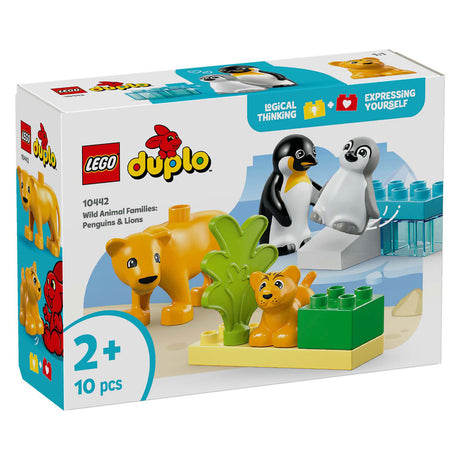 Lego Duplo Town 10442 Wildtierfamilien: Pinguine und Löwen