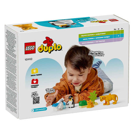Lego Duplo Town 10442 Wildtierfamilien: Pinguine und Löwen