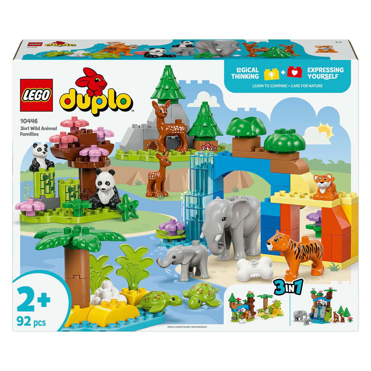 Lego Duplo Town 10446 Familles 3-en-1 de Dieren Wild Dieren