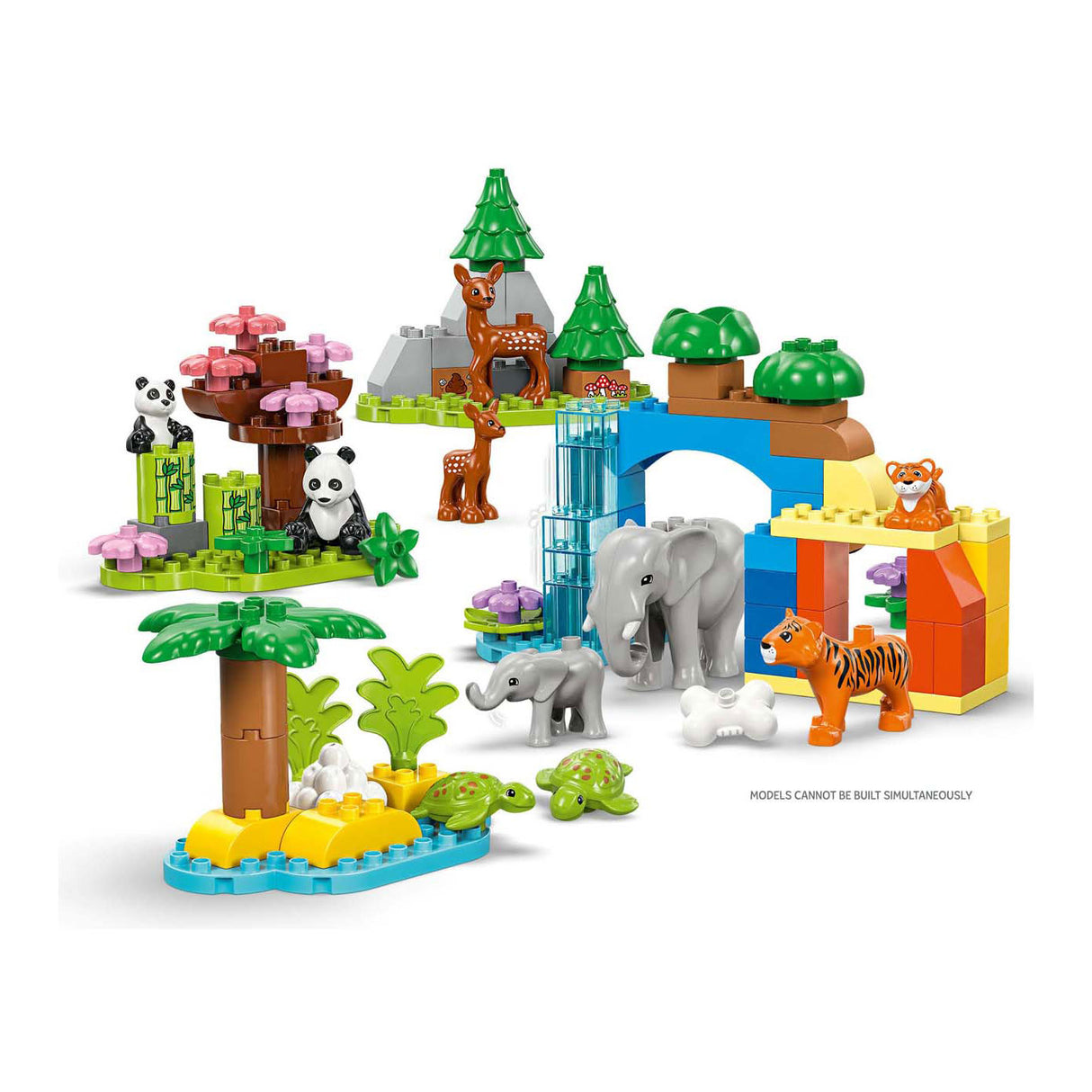 Lego Duplo Stad 10446 3-in-1 Famillen vu wilde Dienen