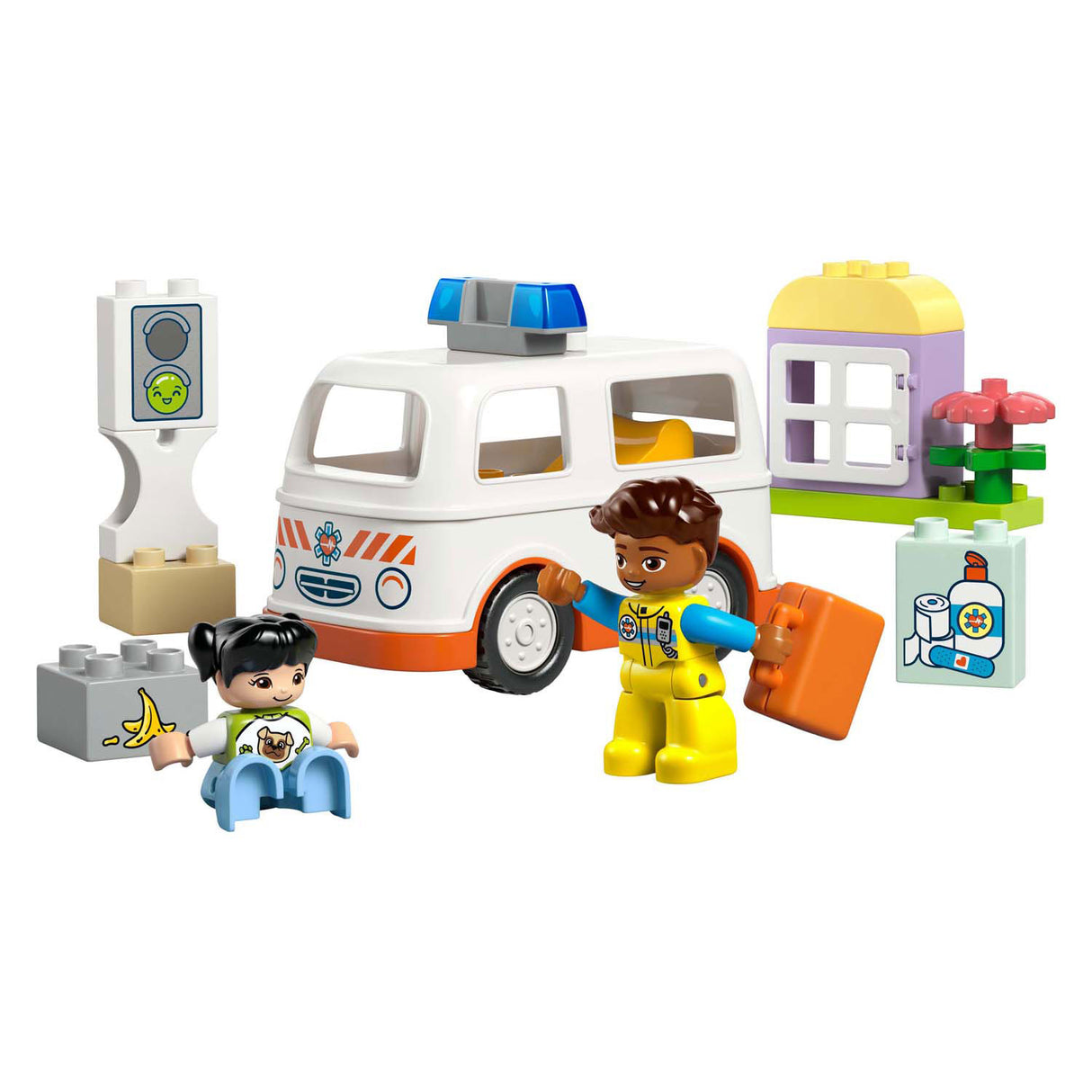 Lego Duplo Stad 10447 Ambulanz mat Chauffer