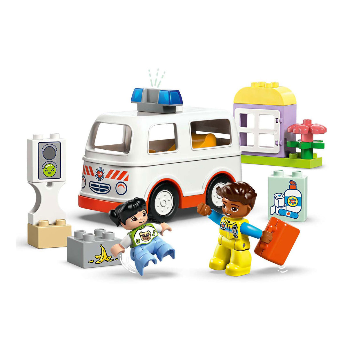 Lego Duplo Stad 10447 Ambulanz mat Chauffer