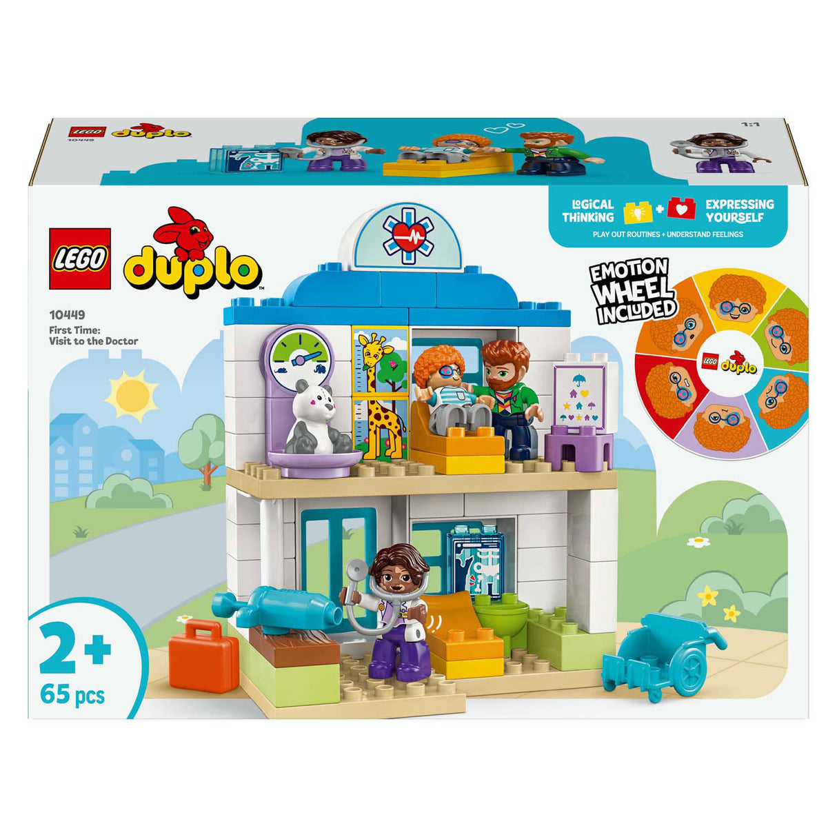 Lego Duplo Stad 10449 fir déi éischte Kéier zum Dokter