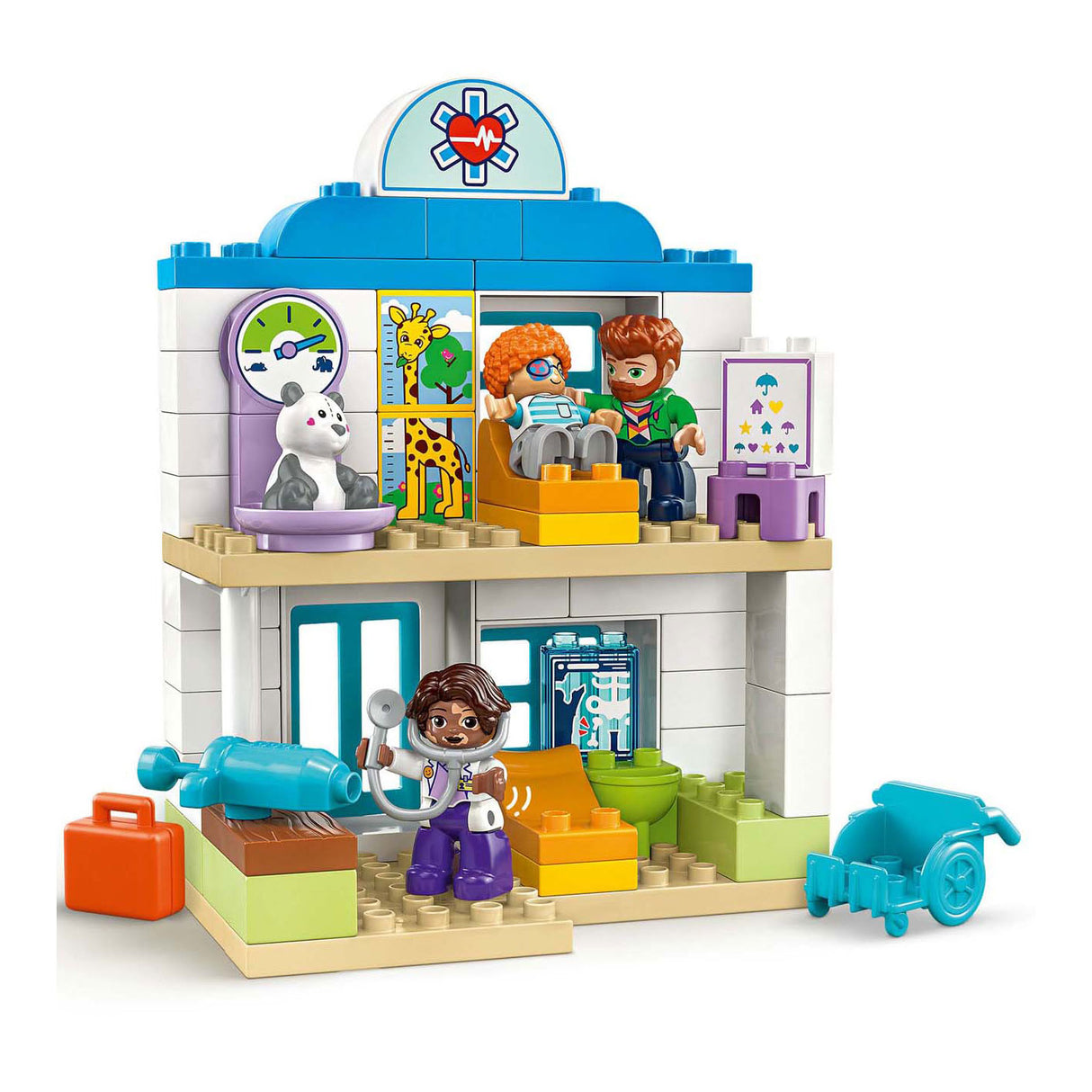 Lego Duplo Stad 10449 fir déi éischte Kéier zum Dokter