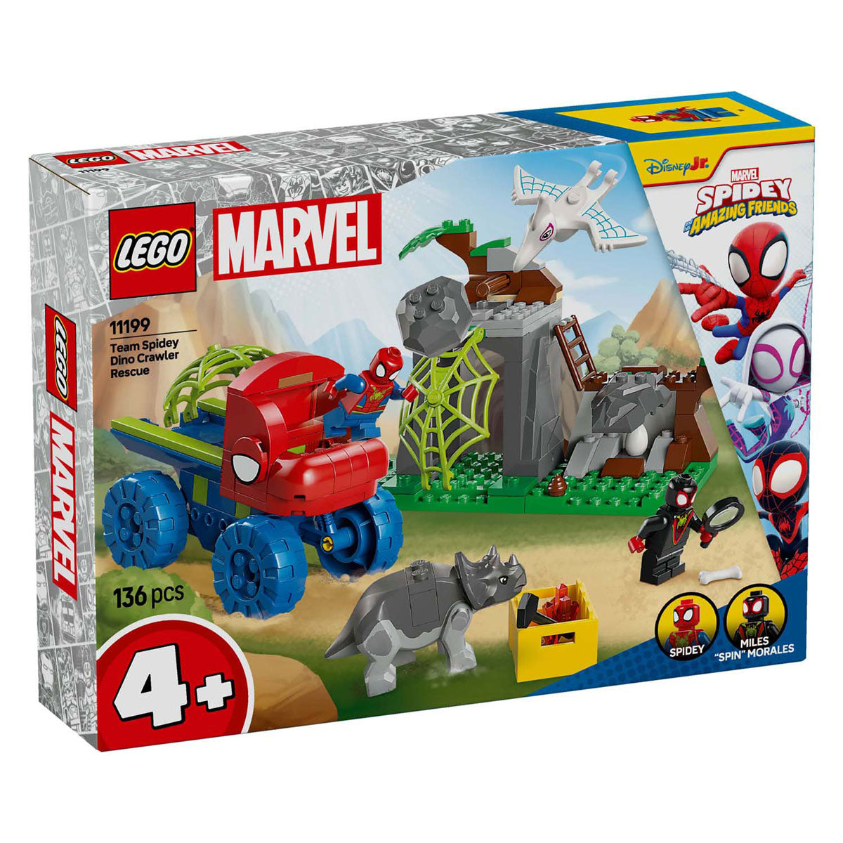 LEGO SPIDEY 11199 Equipo Spidey Rescue Mission con Dinotruck