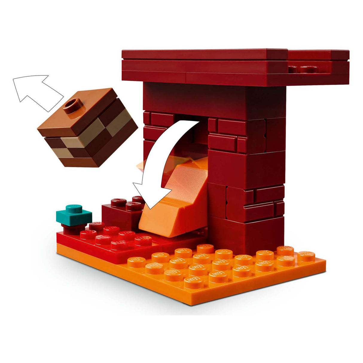 Lego Minecraft 21266 La lava che cavalca nel Nether