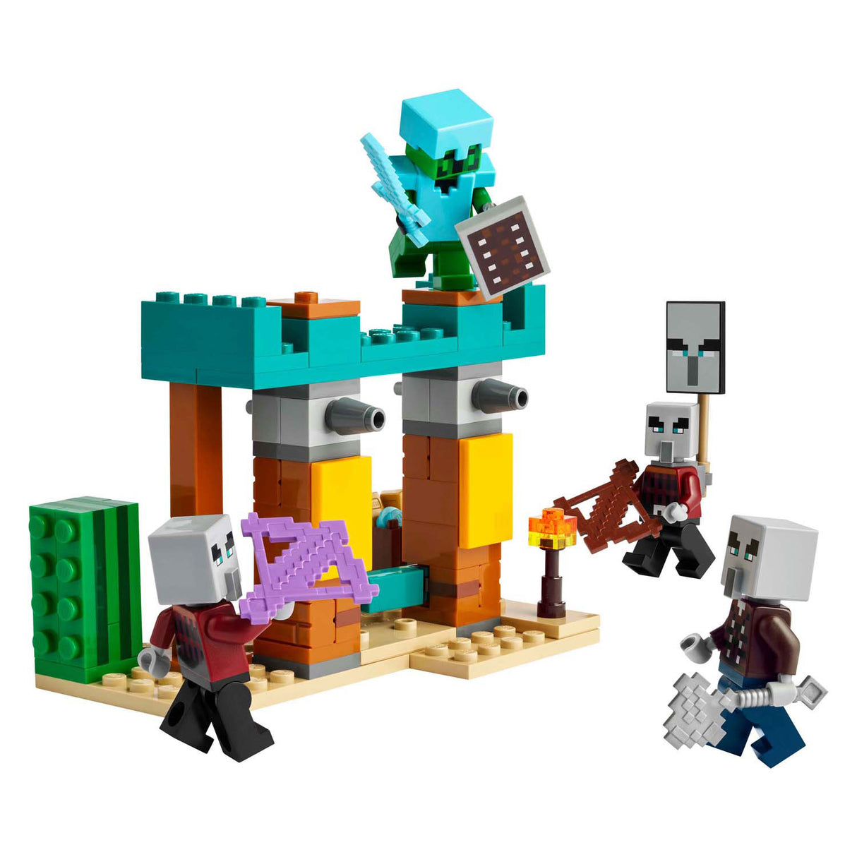 Lego Minecraft 21267 Die Illagerer in der Wüste