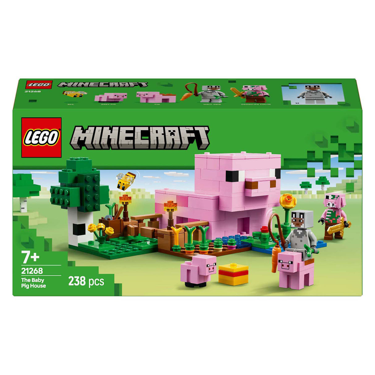 Lego minecraft 21268 het huis van het biggetje