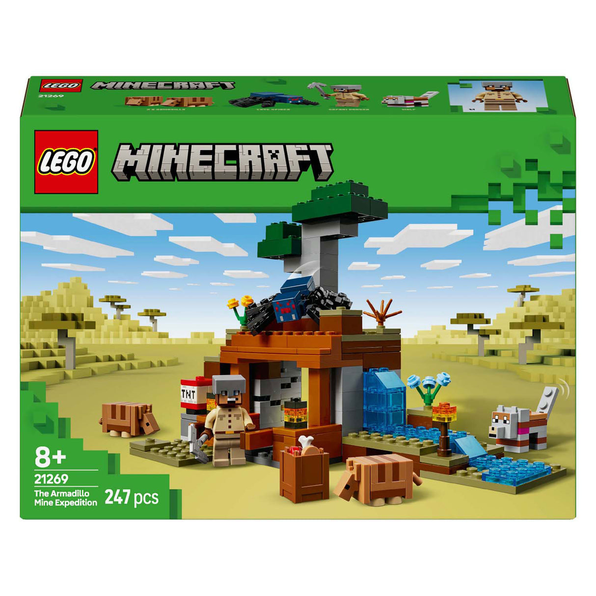 Lego Minecraft 21269 Surfy zvířat v dole