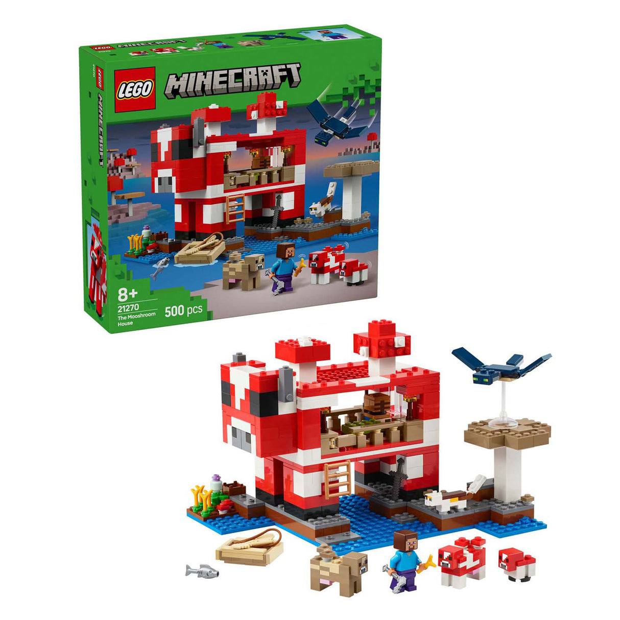 LEGO Minecraft 21270 HET MOOSHROOM