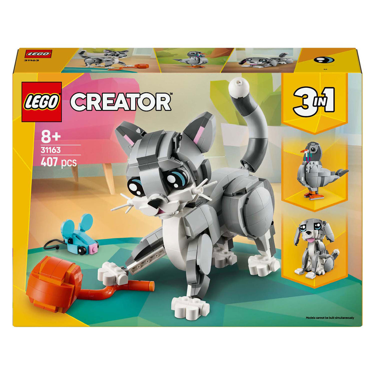 Lego -skaber 31163 legende kat