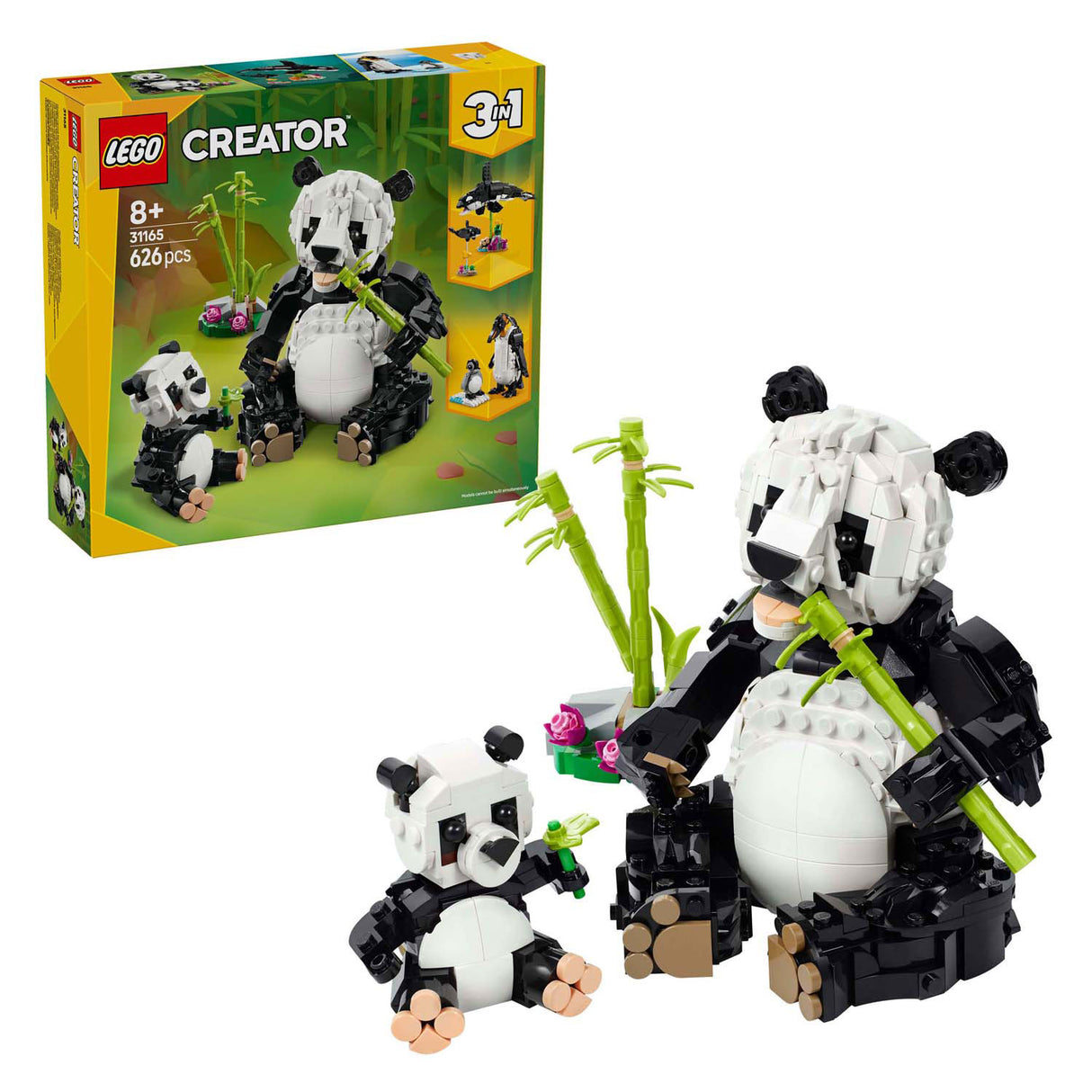 Créateur LEGO 31165 Animaux sauvages: Famille Panda