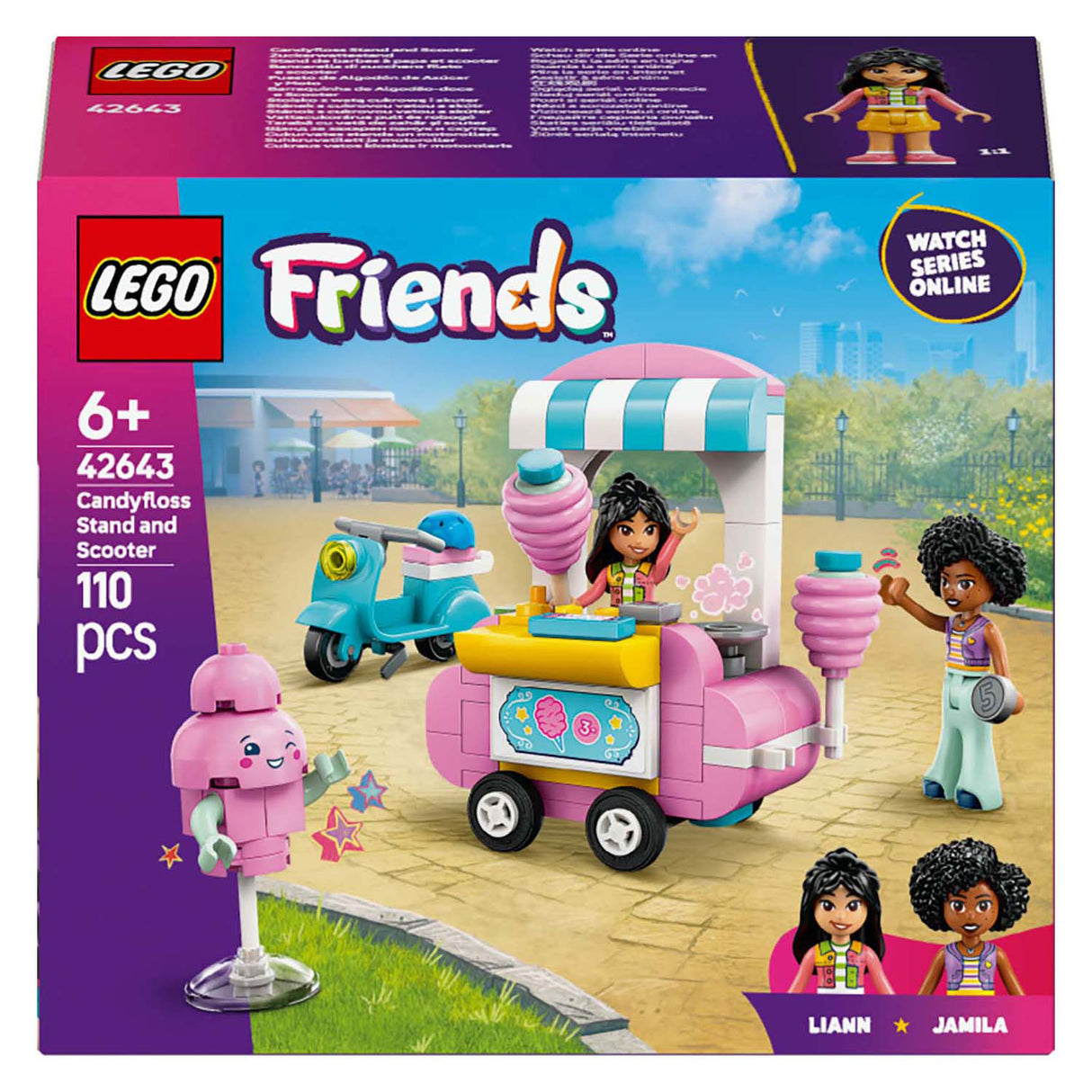 Lego Friends Cotton Cotton Stall With Scooter - 42643