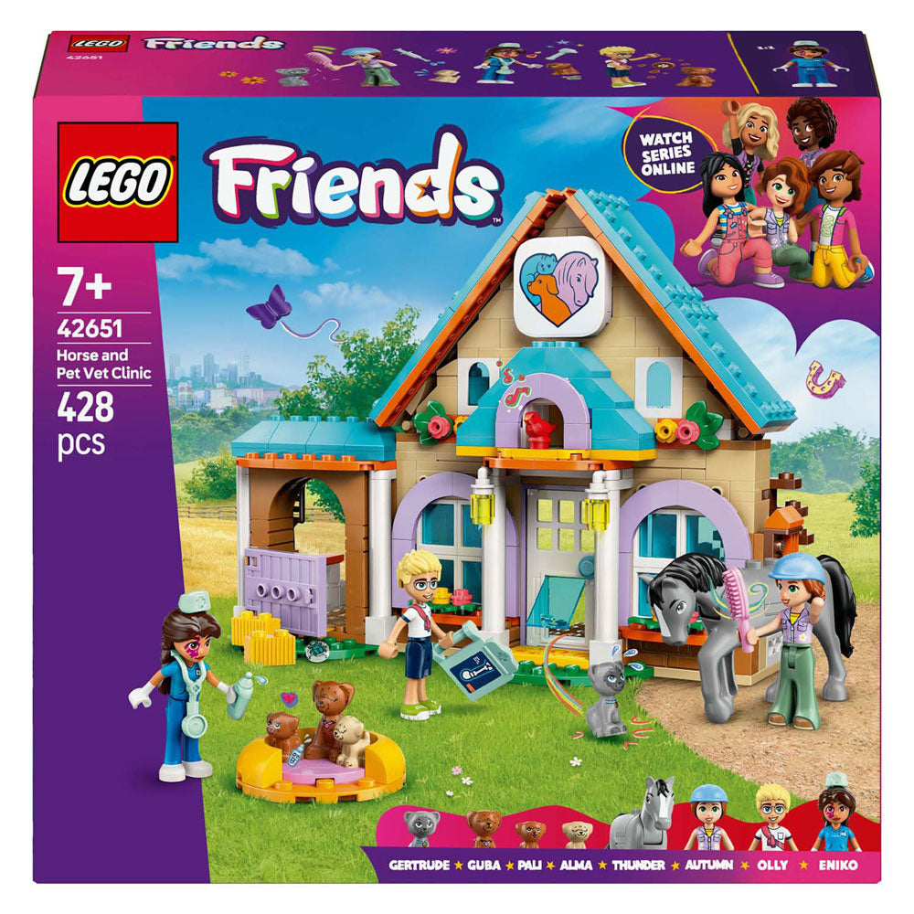 Lego Friends 42651 Veterinærklinikk for hester og kjæledyr