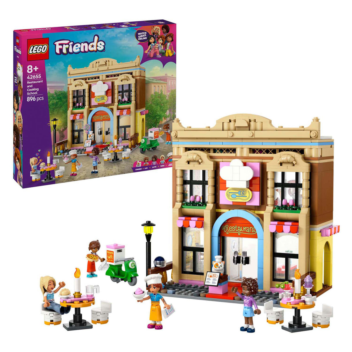 LEGO Friends 42655 Restaurant and Cooking School