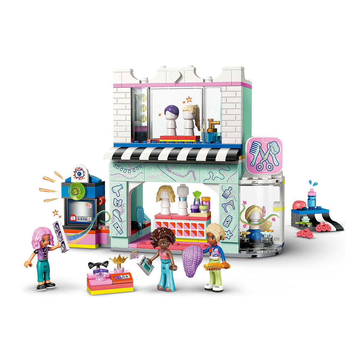 Lego friends 42662 kapsalon en accessoirewinkel