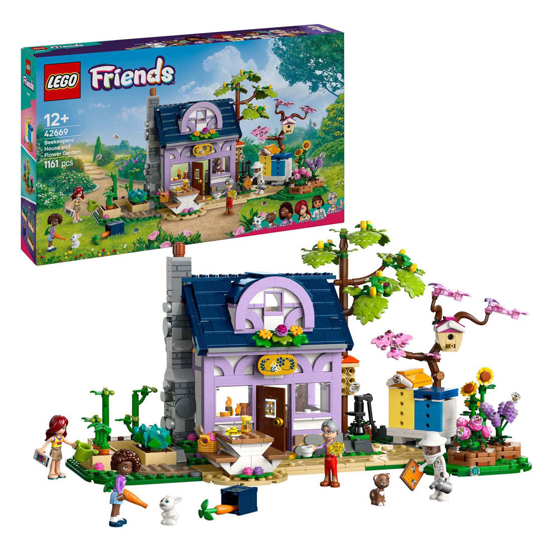 LEGO FRIENDS 42669 Čebelarji House in Bloementuin