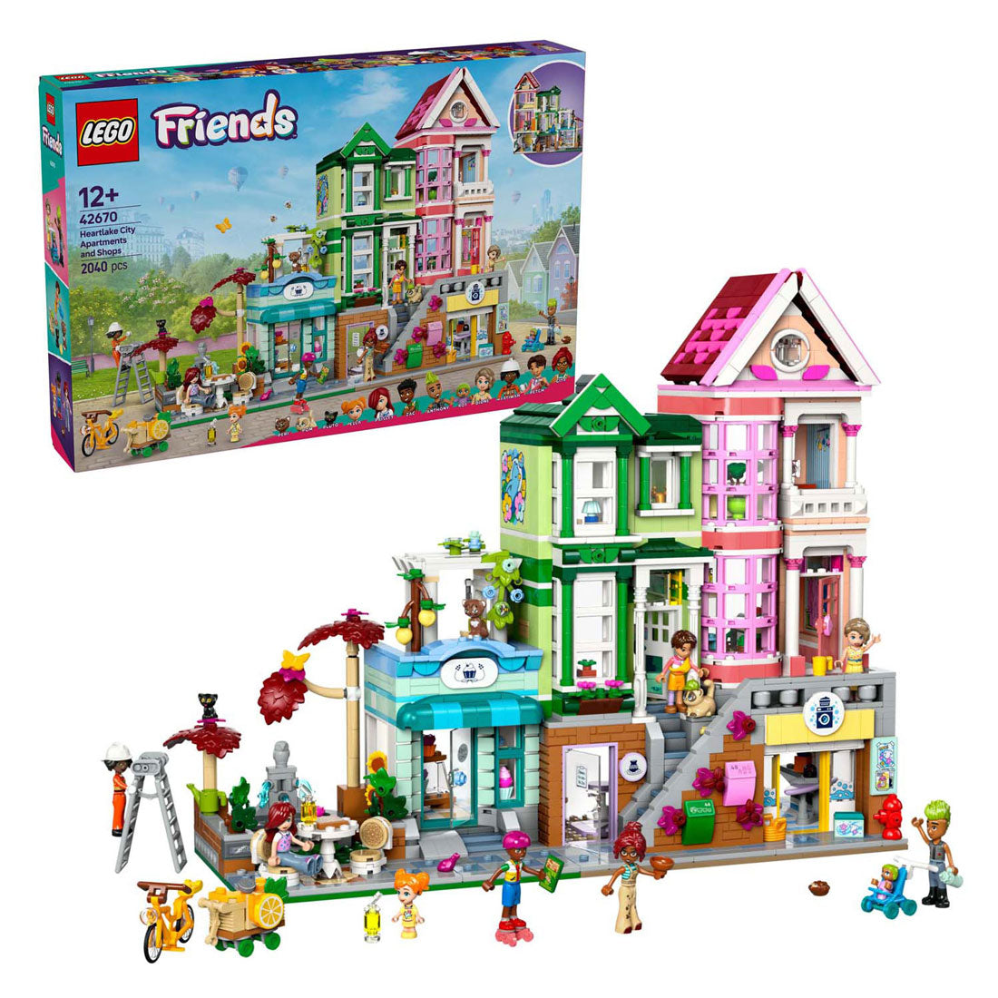 Lego friends 42670 heartlake city appartementen en winkels