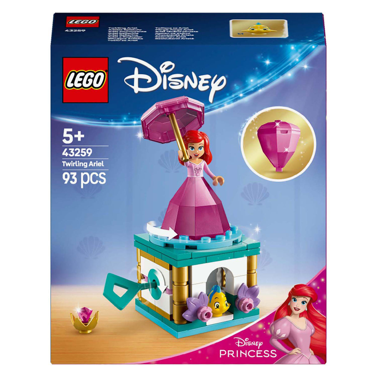 Lego Disney Princess 43259 Rotation Ariel