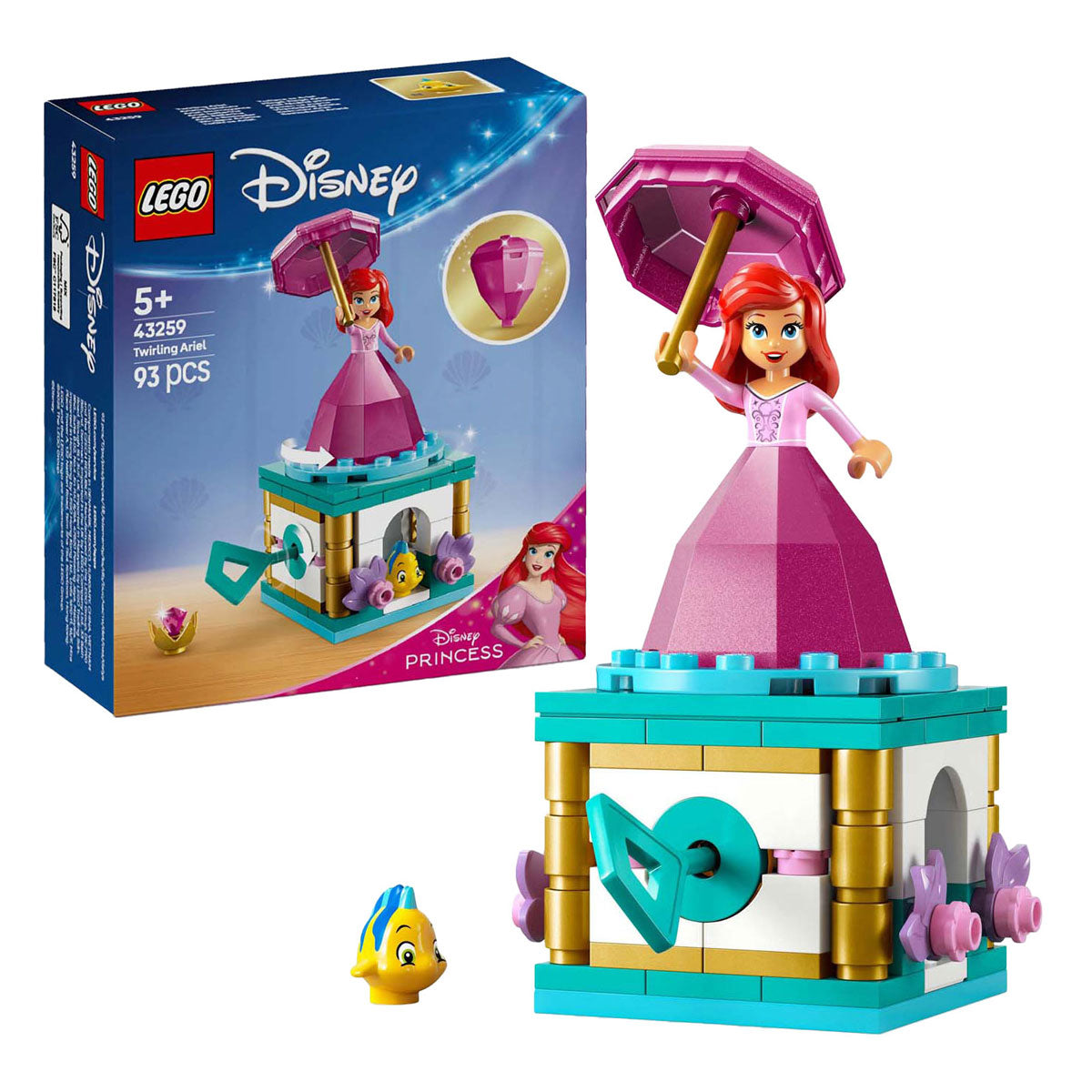 Lego Disney Prinzessin 43259 rotéieren Ariel