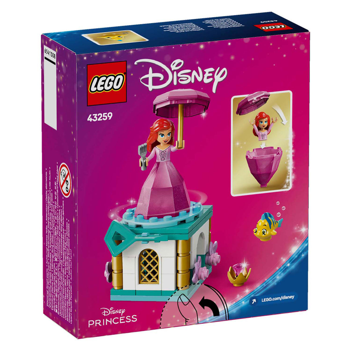 LEGO Disney Princess 43259 Ariel rotante