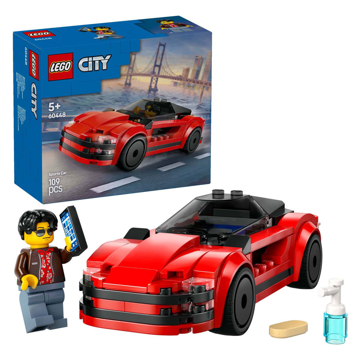 Car Lego City 60448 Red Sports Car