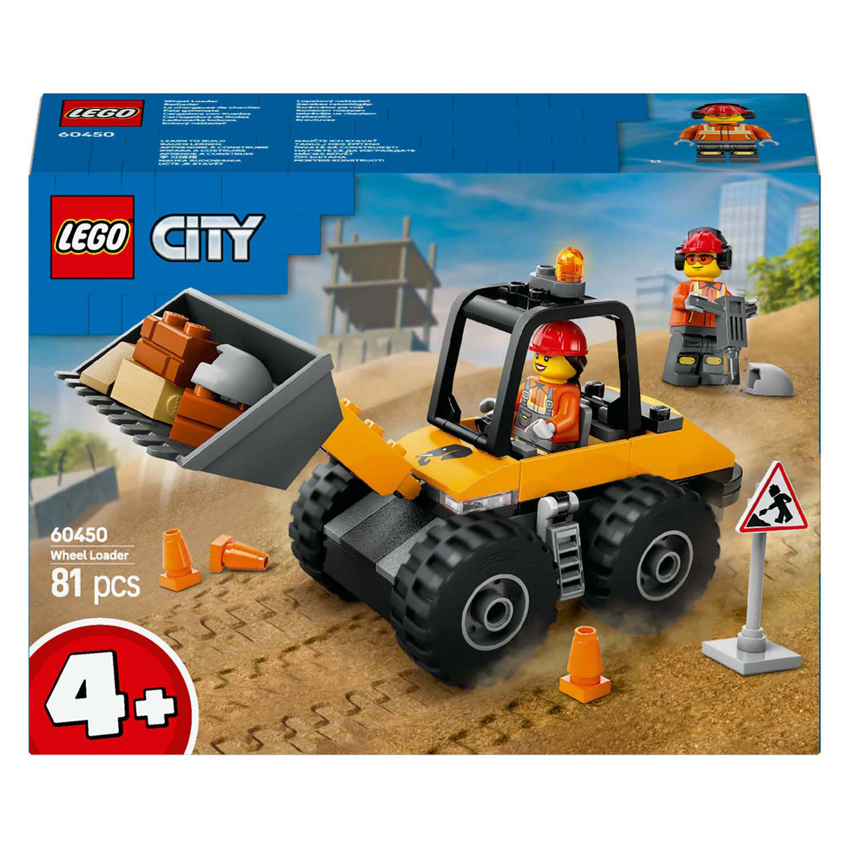 Caricatore di ruote gialle Lego City 60450