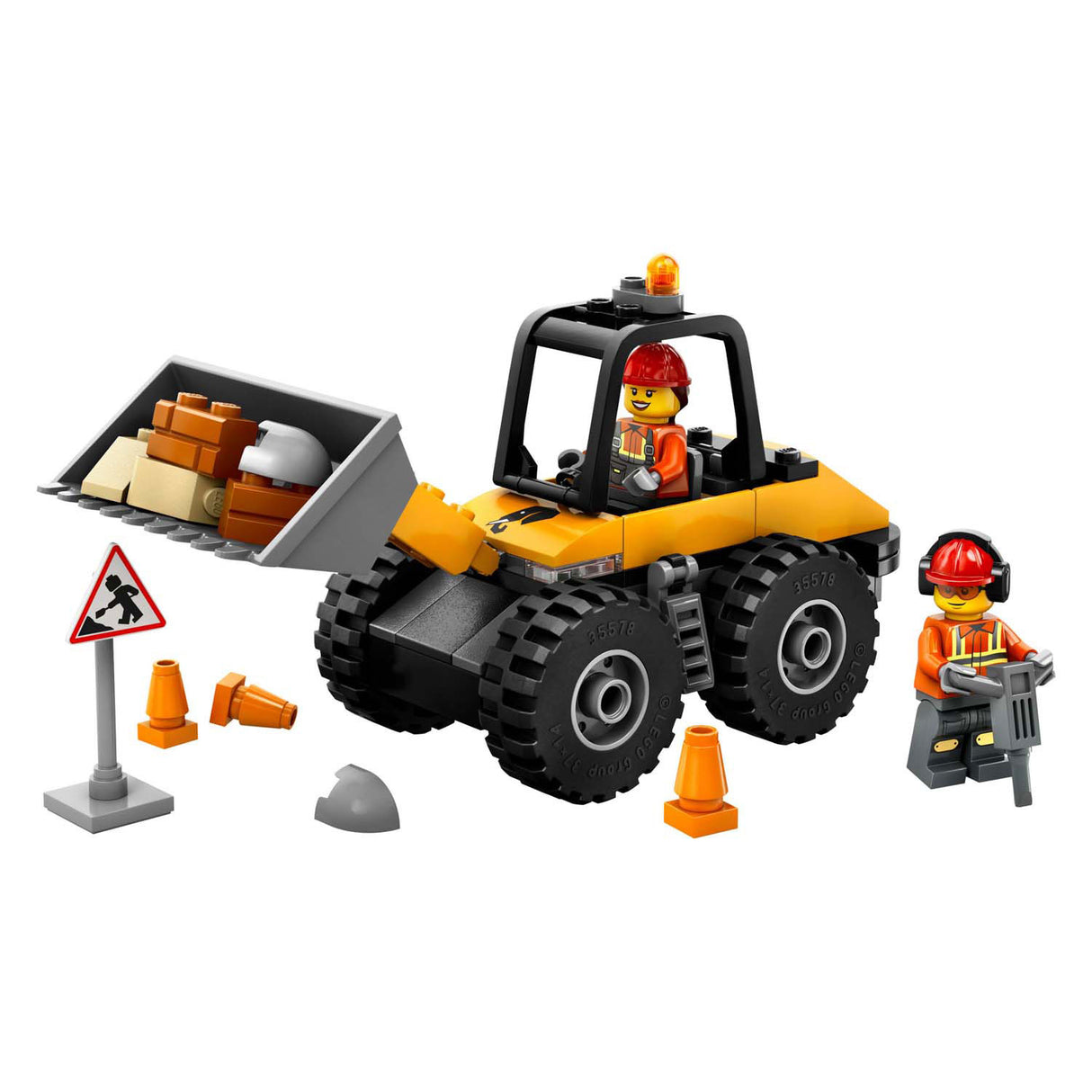 Caricatore di ruote gialle Lego City 60450