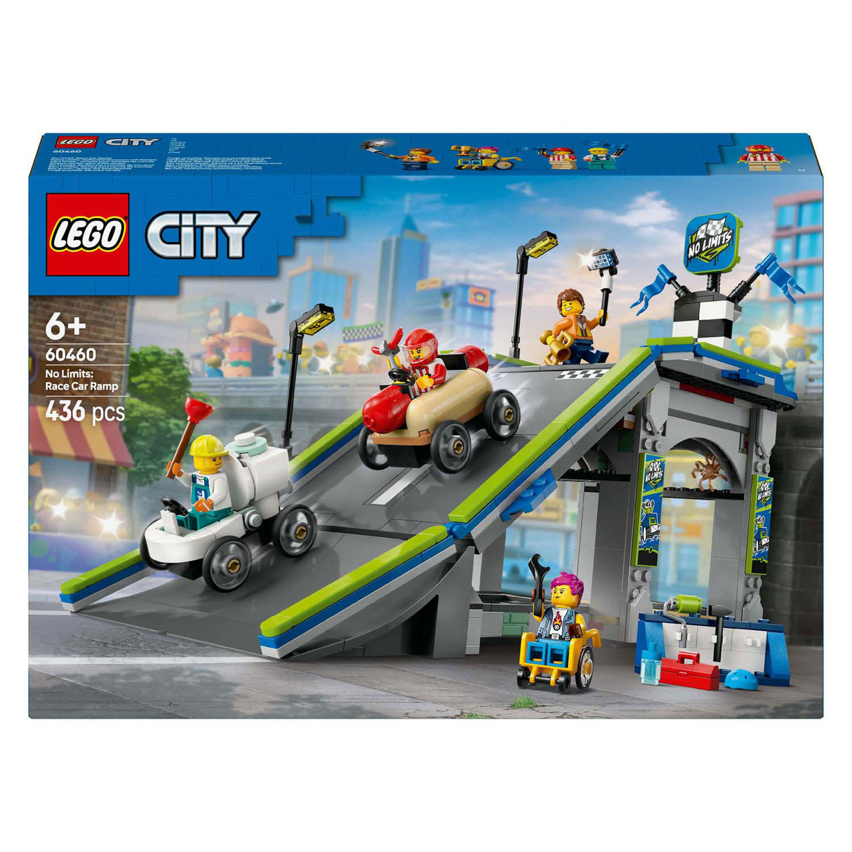 Lego City 60460 Rampa veloce per le auto da corsa