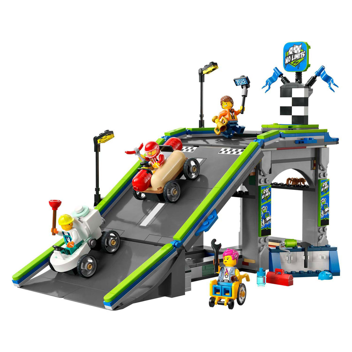 Lego city 60460 snelle schans voor raceauto's