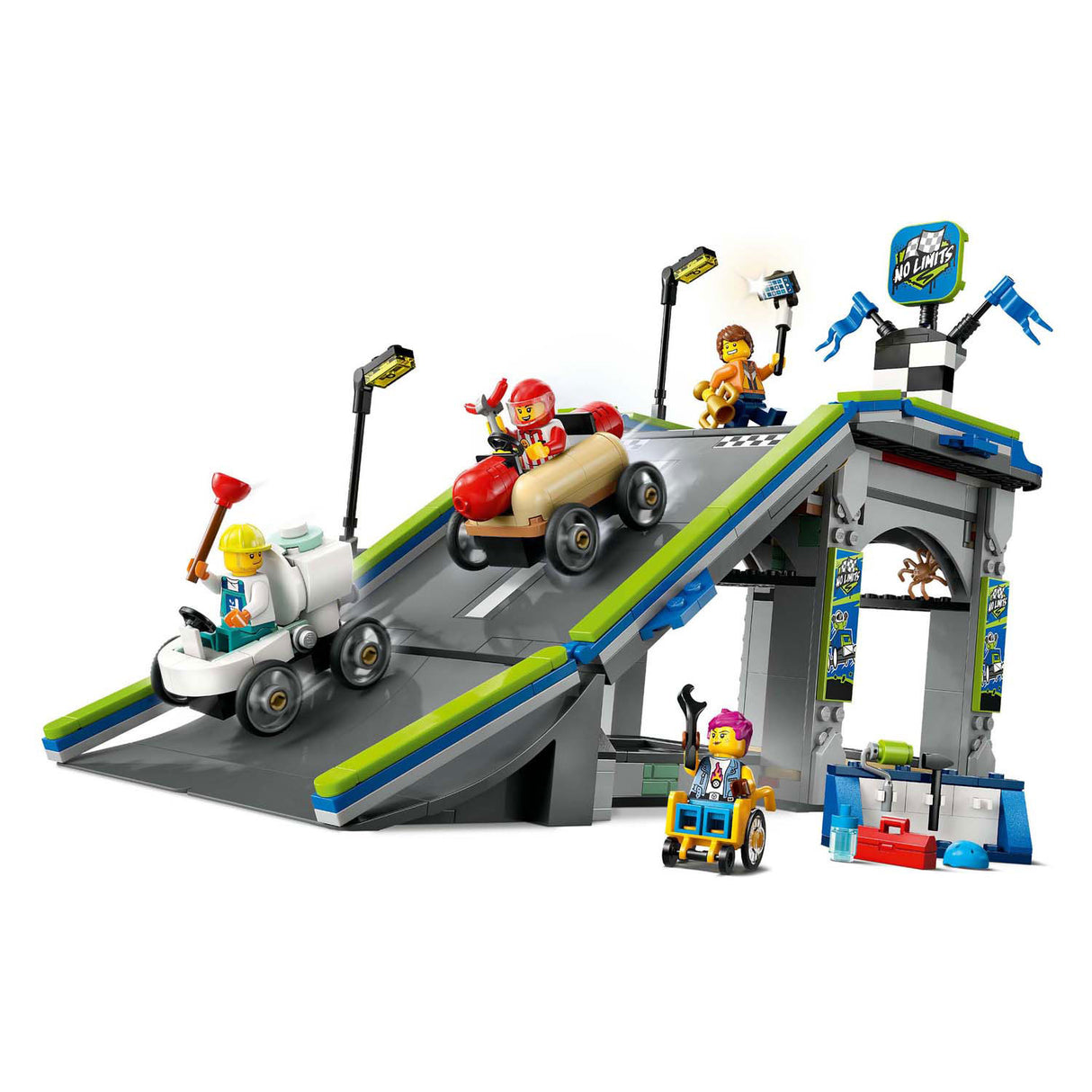 Lego city 60460 snelle schans voor raceauto's