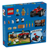 Lego City 60461 roter Traktor mit Anhänger und Schafen