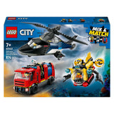 Lego City 60462 Helikopter, Pompjeeën a submir Remix