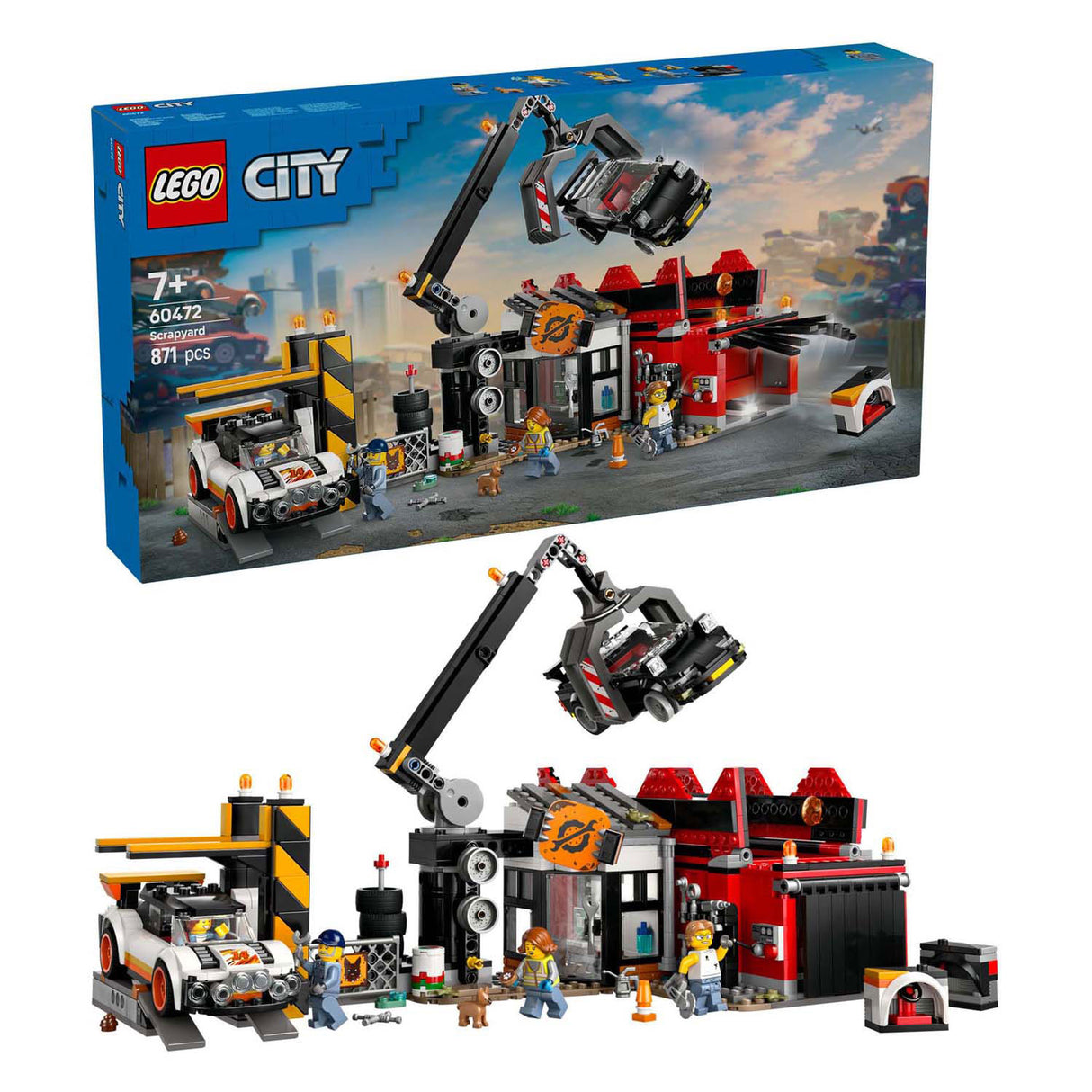 Lego City 60472 Schrroh Heap mat Autoen