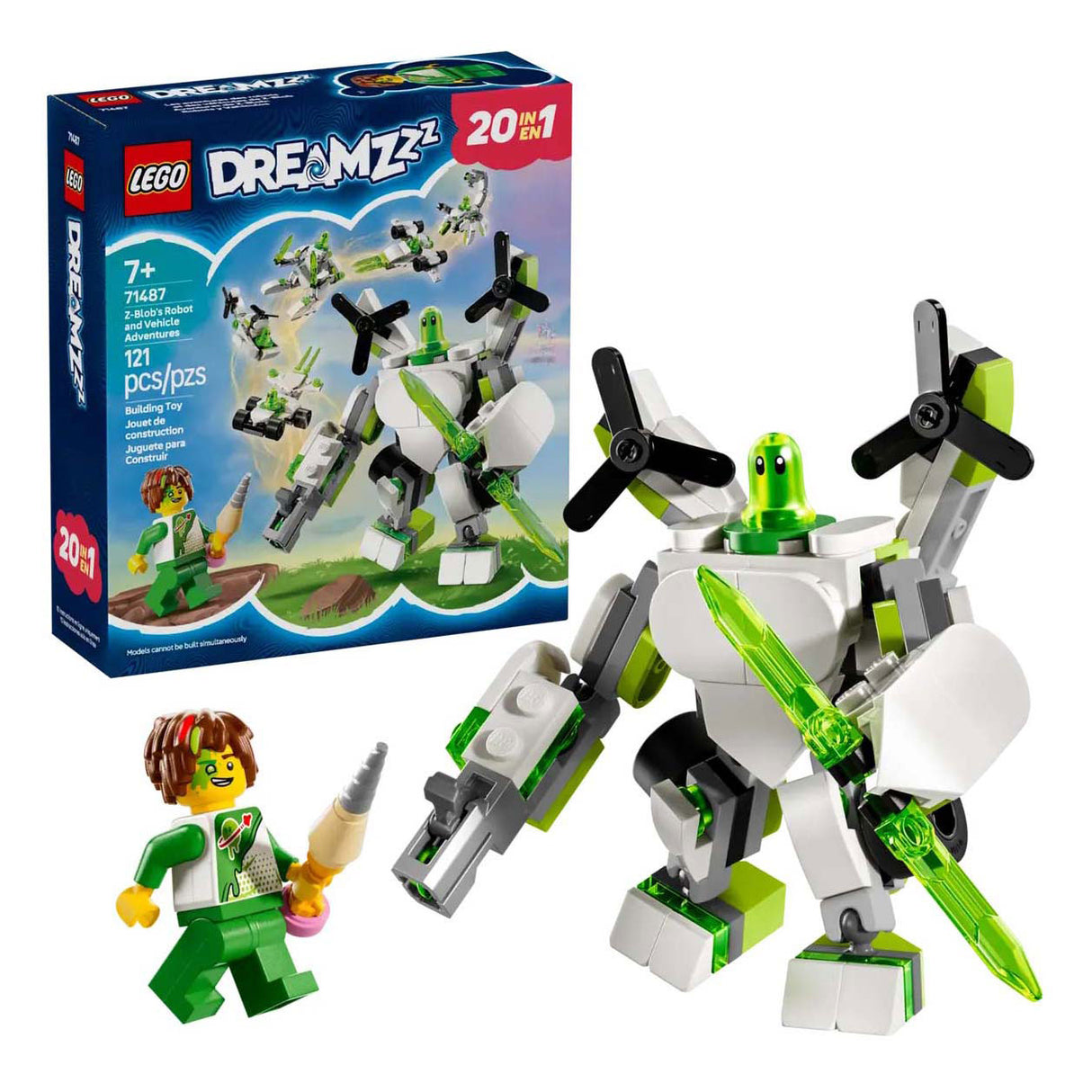 LEGO Dreamzzz 71487 Z-BLOBS ROBOT Y AVENTURAS DE VEHÍCULOS