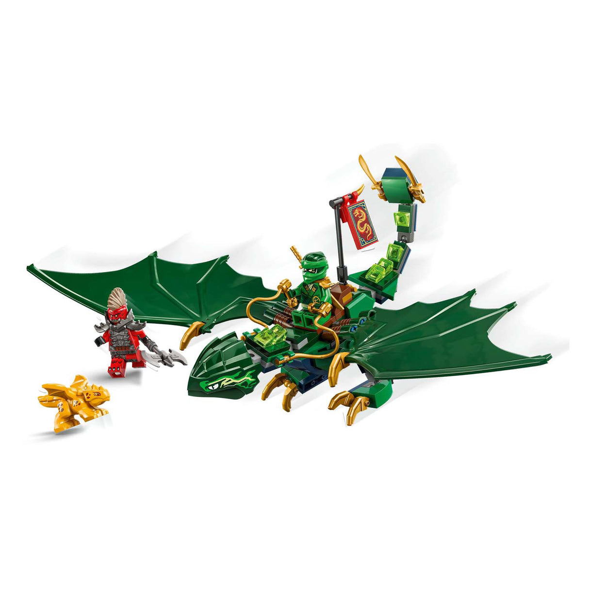 Lego ninjago 71829 lloyds groene bosdraak