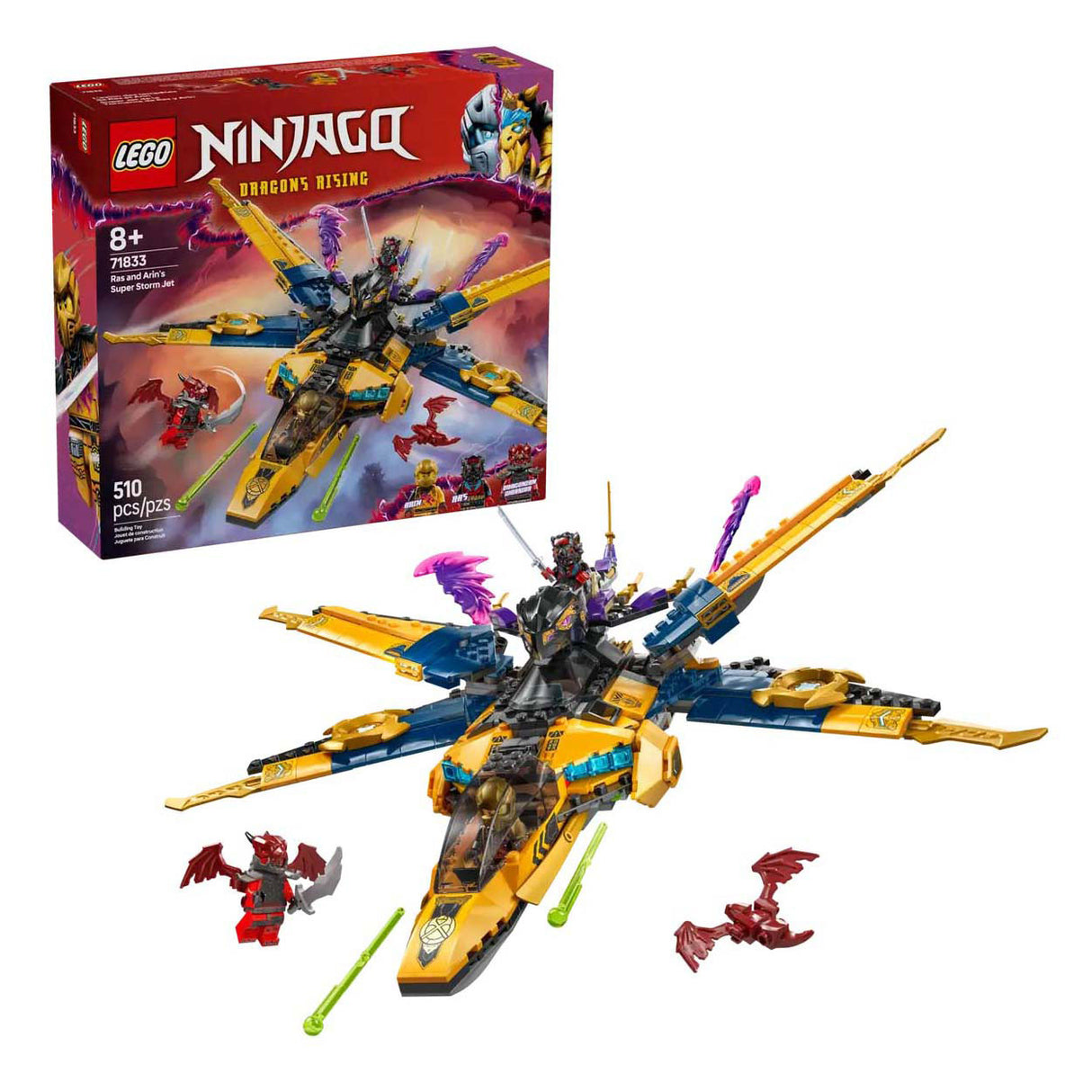 LEGO NINJAGO 71833 Ras y Arins Superstormplaat