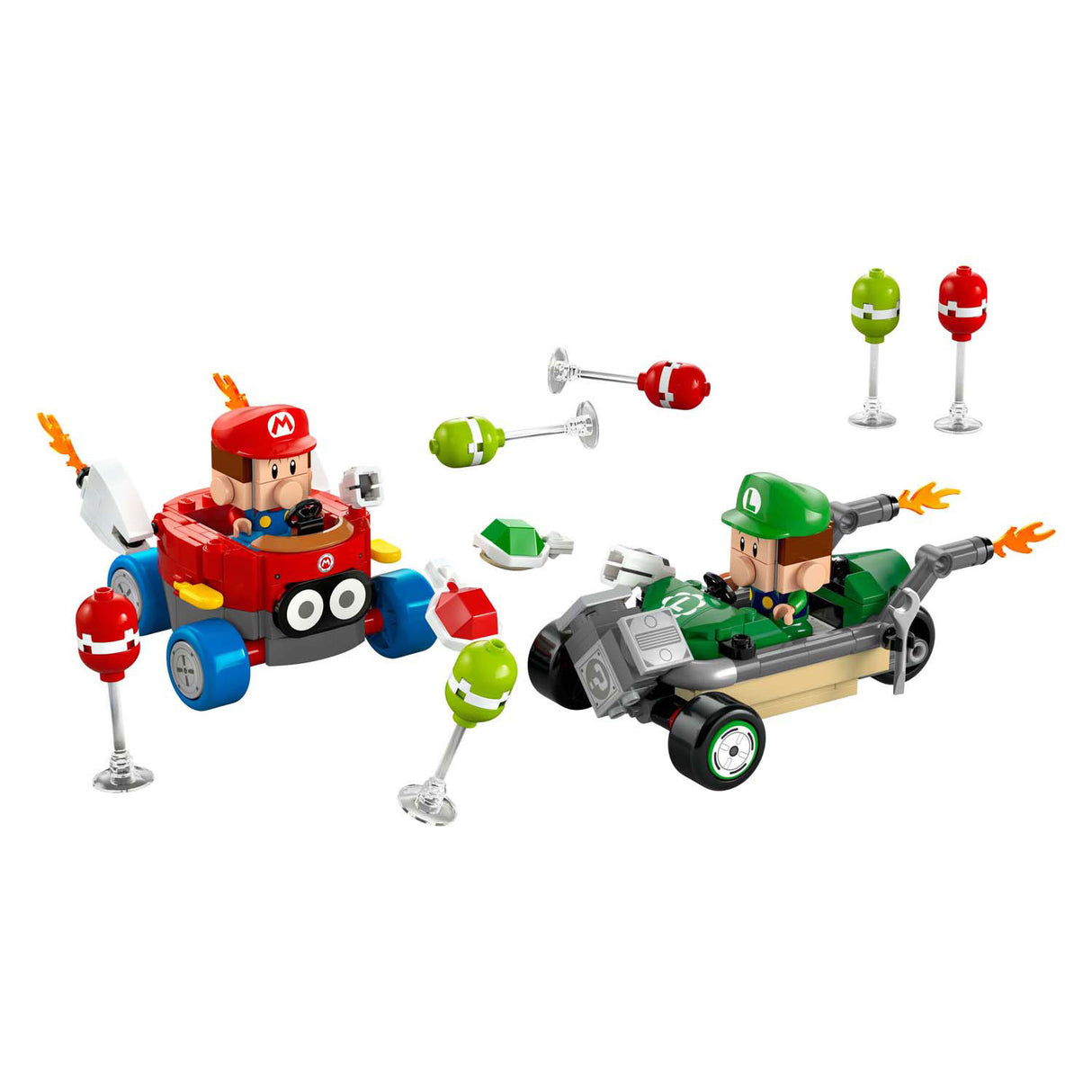 LEGO Super Mario 72034 Mario Kart Baby Mario Vs. Bébé Luigi