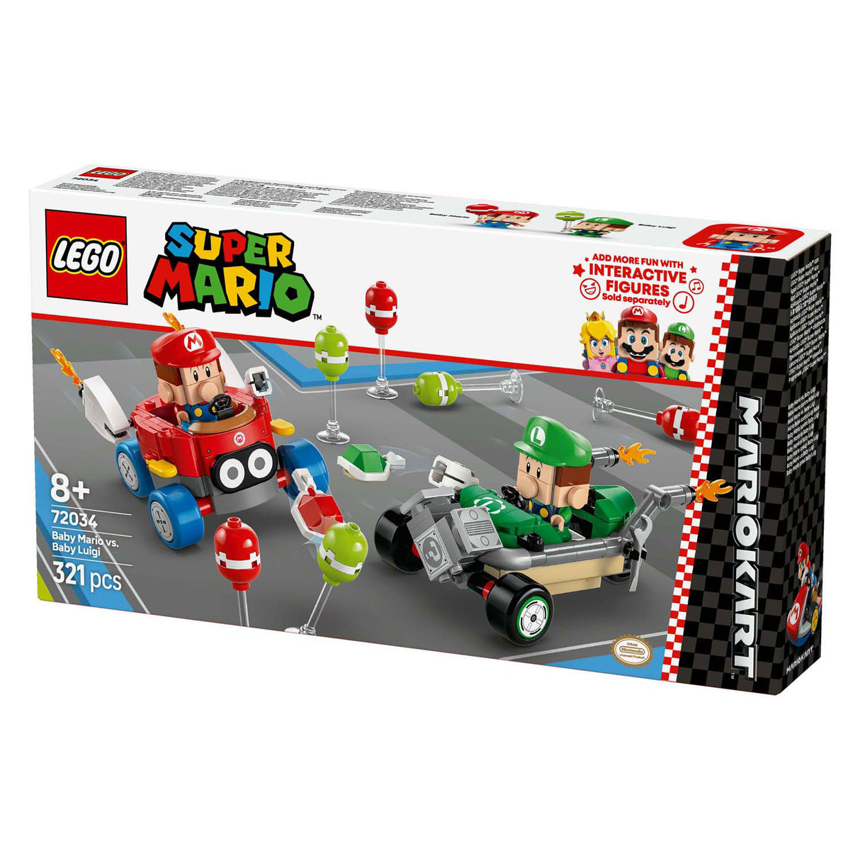 Lego Super Mario 72034 Mario Kart Puppelchen Mario vs. Puppelchen Luigi