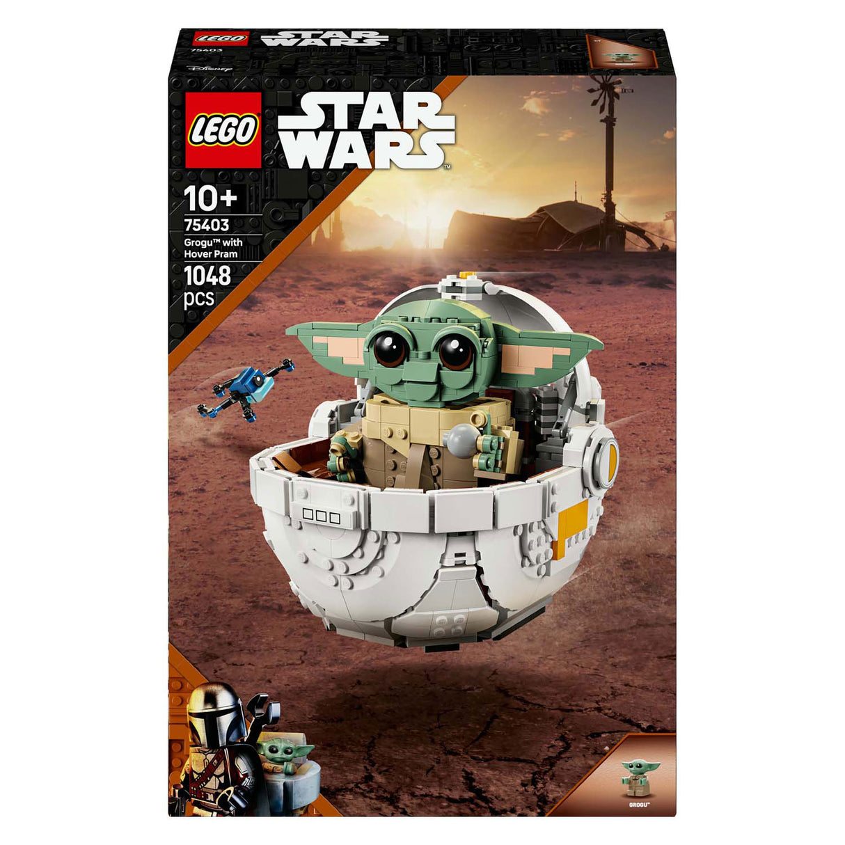 Lego Star Wars 75403 Grogu mit schwebendem Kinderwagen