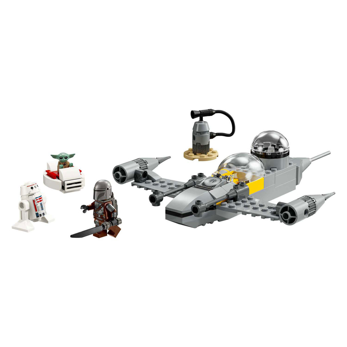 LEGO Star Wars 75410 Mando y Starfighter N-1 de Groguu